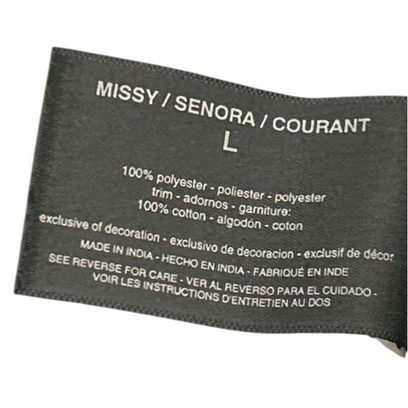 Vintage America Black Velvet Embroidered Jacket Bohemian Style Size L Preowned. - Picture 6 of 9